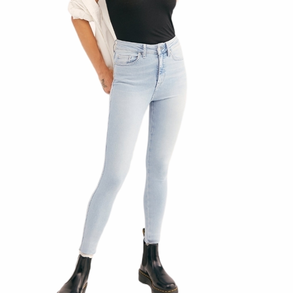 FREE‎ PEOPLE  Raw High Rise Jeggings SIZE 27
